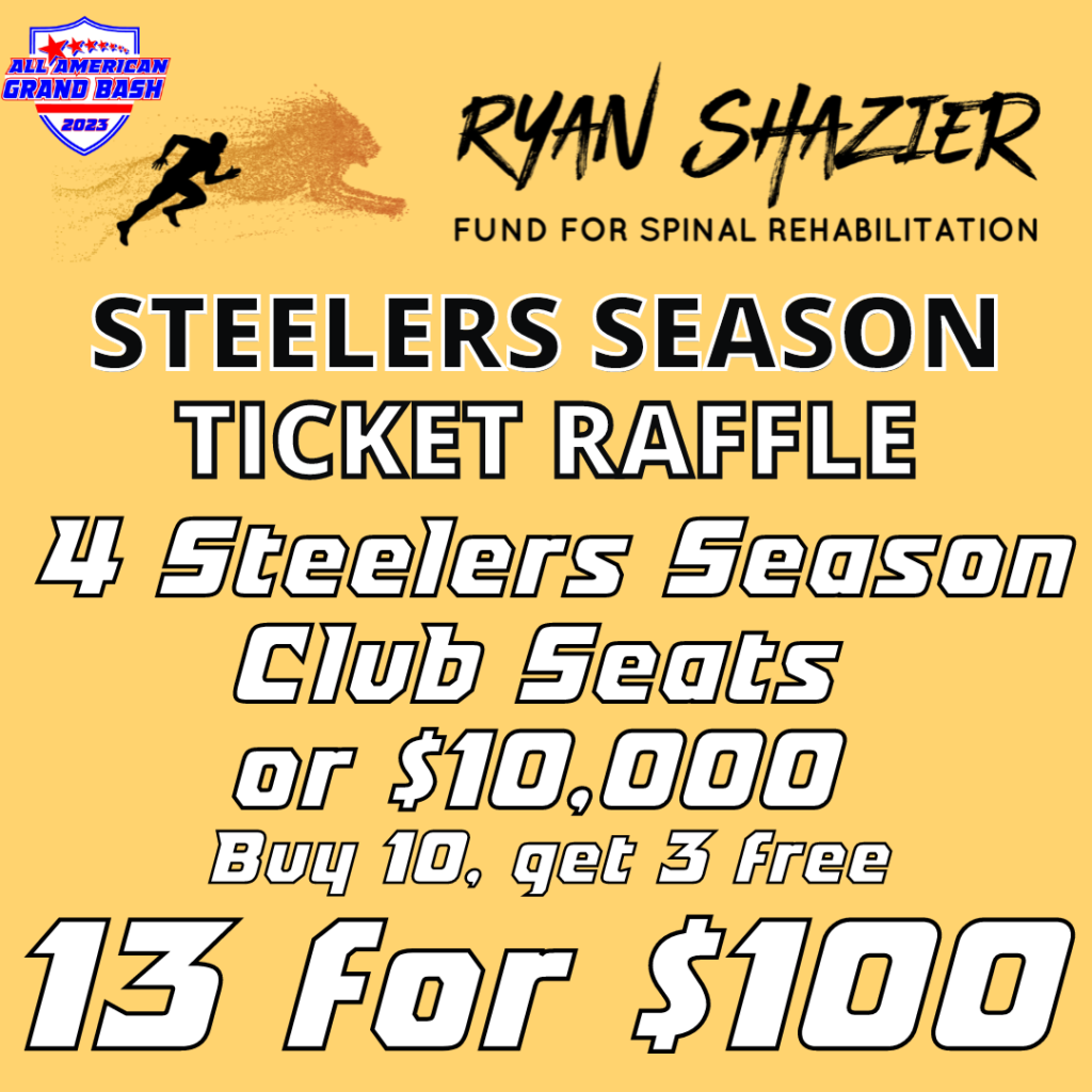2023 (4) Steelers Season Ticket Club Seats or 10,000 Bundle Entries 13