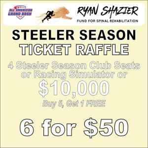 2023 (4) Steelers Season Ticket Club Seats or $10,000 Bundle