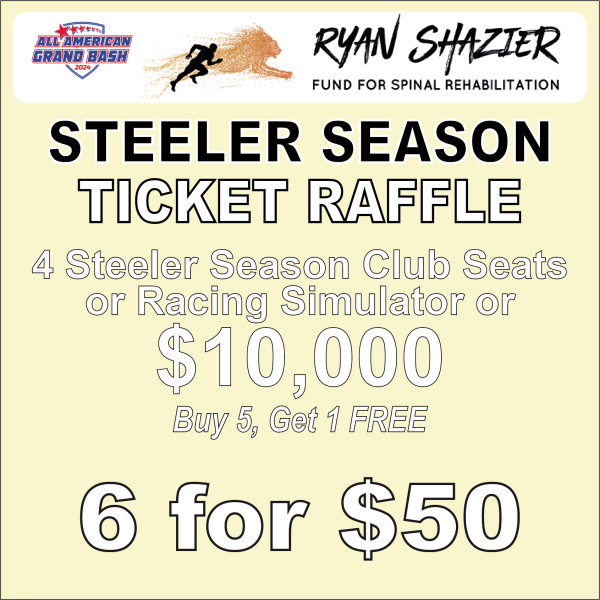 2024 (4) Steelers Season Ticket Club Seats or 10,000 Bundle Entries 6